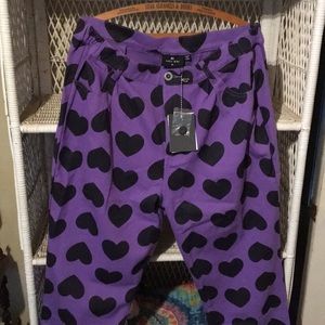 Lazy Oaf Heart Burn Jeans NWT!!